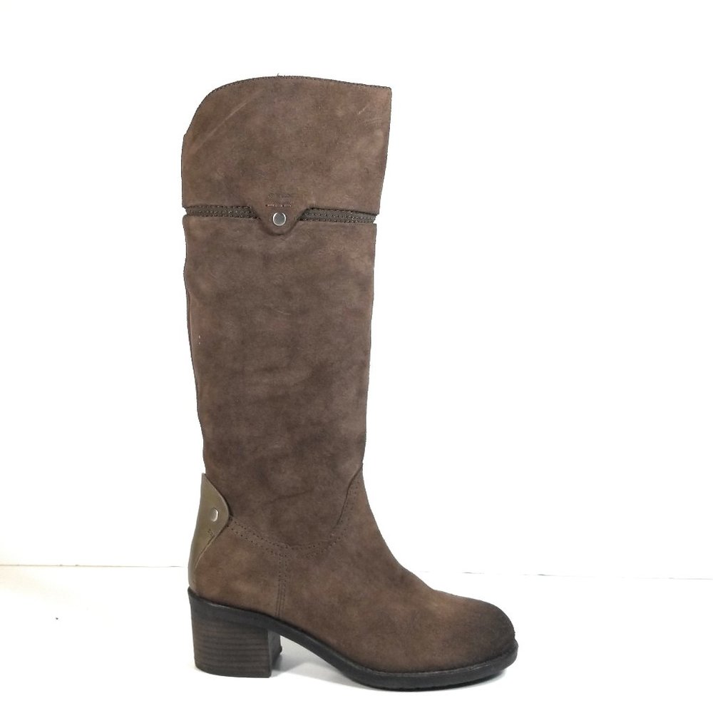 Geox Respira Women Heel Zip Up Knee Boots 37.5